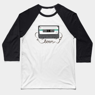 Love Mix Tape Baseball T-Shirt